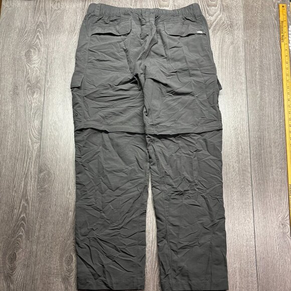 The North Face Zip Off Jogger Hiking Pants Grey Large Convertable - Picture 6 of 10